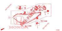 SCHEINWERFER  für Honda CIVIC DIESEL 2.2 EXECUTIVE 5 Türen 6 gang-Schaltgetriebe 2012