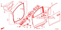 TUERTAFELN, VORNE(2D)  für Honda CIVIC DIESEL 2.2 EXECUTIVE 5 Türen 6 gang-Schaltgetriebe 2012