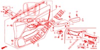 TUERVERKLEIDUNG, VORNE (LH) für Honda CIVIC DIESEL 2.2 EXECUTIVE 5 Türen 6 gang-Schaltgetriebe 2012