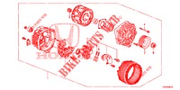 LICHTMASCHINE (MITSUBISHI) (1.4L) für Honda CIVIC 1.4 COMFORT 5 Türen 6 gang-Schaltgetriebe 2013