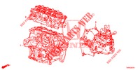 MOTOREINHEIT/GETRIEBE KOMPL. (1.4L) für Honda CIVIC 1.4 COMFORT 5 Türen 6 gang-Schaltgetriebe 2013