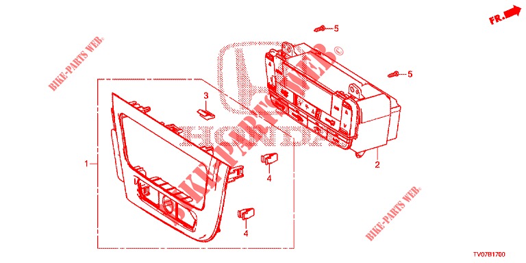 HEIZUNGSREGLER (LH) für Honda CIVIC 1.4 COMFORT 5 Türen 6 gang-Schaltgetriebe 2013