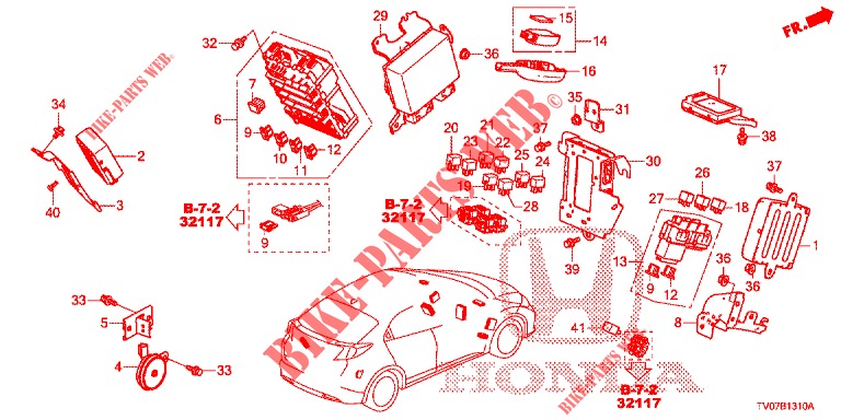 STEUERGERAT (CABINE) (1) (LH) für Honda CIVIC 1.4 COMFORT 5 Türen 6 gang-Schaltgetriebe 2013