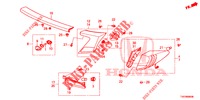 HECKLEUCHTE/KENNZEICHENBELEUCHTUNG (PGM FI)  für Honda CIVIC 1.4 S 5 Türen 6 gang-Schaltgetriebe 2013