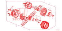 LICHTMASCHINE (MITSUBISHI) (1.4L) für Honda CIVIC 1.4 S 5 Türen 6 gang-Schaltgetriebe 2013