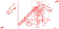 OELPUMPE (1.4L) für Honda CIVIC 1.4 S 5 Türen 6 gang-Schaltgetriebe 2013