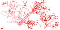 RUECKSITZ/SITZGURT, (G.) für Honda CIVIC 1.4 S 5 Türen 6 gang-Schaltgetriebe 2013
