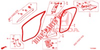 SAEULENZIERSTUECK (LH) für Honda CIVIC 1.4 S 5 Türen 6 gang-Schaltgetriebe 2013