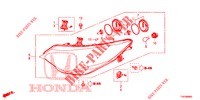 SCHEINWERFER  für Honda CIVIC 1.4 S 5 Türen 6 gang-Schaltgetriebe 2013
