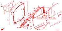 TUERTAFELN, VORNE(2D)  für Honda CIVIC 1.4 S 5 Türen 6 gang-Schaltgetriebe 2013