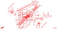 TUERVERKLEIDUNG, HINTEN(4D)  für Honda CIVIC 1.4 S 5 Türen 6 gang-Schaltgetriebe 2013