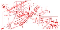 TUERVERKLEIDUNG, VORNE (LH) für Honda CIVIC 1.4 S 5 Türen 6 gang-Schaltgetriebe 2013