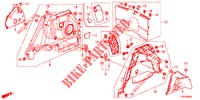 KOFFERRAUM SEITENVERKL.  für Honda CIVIC 1.4 EXECUTIVE 5 Türen 6 gang-Schaltgetriebe 2013