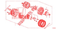 LICHTMASCHINE (MITSUBISHI) (1.4L) für Honda CIVIC 1.4 EXECUTIVE 5 Türen 6 gang-Schaltgetriebe 2013