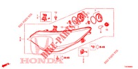 SCHEINWERFER  für Honda CIVIC 1.4 EXECUTIVE 5 Türen 6 gang-Schaltgetriebe 2013