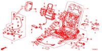 VORNE SITZKOMPONENTEN (G.) (HAUTEUR MANUELLE) für Honda CIVIC 1.4 EXECUTIVE 5 Türen 6 gang-Schaltgetriebe 2013