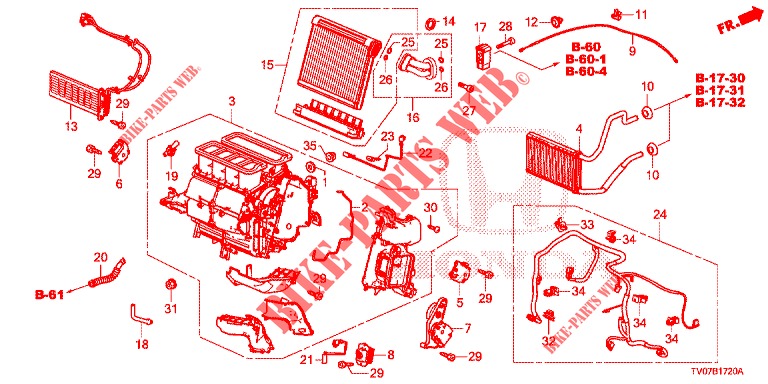 HEIZUNGSEINHEIT (LH) für Honda CIVIC 1.4 EXECUTIVE 5 Türen 6 gang-Schaltgetriebe 2013