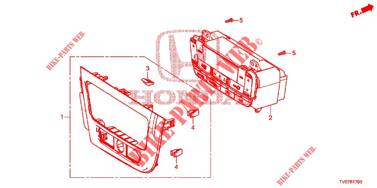 HEIZUNGSREGLER (LH) für Honda CIVIC 1.4 EXECUTIVE 5 Türen 6 gang-Schaltgetriebe 2013