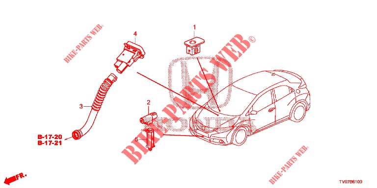 KLIMAANLAGE (CAPTEUR) für Honda CIVIC 1.4 EXECUTIVE 5 Türen 6 gang-Schaltgetriebe 2013