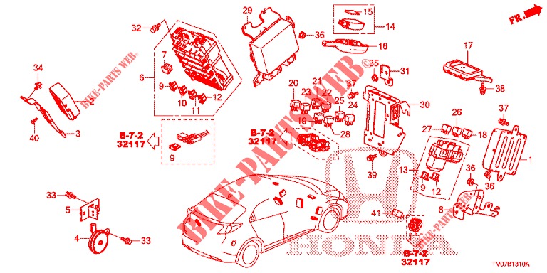 STEUERGERAT (CABINE) (1) (LH) für Honda CIVIC 1.4 EXECUTIVE 5 Türen 6 gang-Schaltgetriebe 2013
