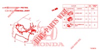 ELEKTR. STECKVERBINDER (ARRIERE) für Honda CIVIC DIESEL 1.6 EXECUTIVE 5 Türen 6 gang-Schaltgetriebe 2013