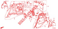 KOFFERRAUM SEITENVERKL.  für Honda CIVIC DIESEL 1.6 EXECUTIVE 5 Türen 6 gang-Schaltgetriebe 2013