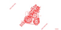 LICHTMASCHINENRIEMEN (DIESEL) (1.6L) für Honda CIVIC DIESEL 1.6 EXECUTIVE 5 Türen 6 gang-Schaltgetriebe 2013