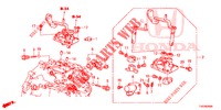 SCHALTHEBEL (DIESEL) (1.6L) für Honda CIVIC DIESEL 1.6 EXECUTIVE 5 Türen 6 gang-Schaltgetriebe 2013