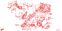 WASSERPUMPE/THERMOSTAT (DIESEL) (1.6L) für Honda CIVIC DIESEL 1.6 EXECUTIVE 5 Türen 6 gang-Schaltgetriebe 2013
