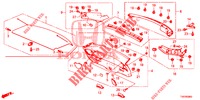HECKKLAPPENVERKLEIDUNG/ TAFELVERKLEIDUNG, HINTEN(2D)  für Honda CIVIC DIESEL 1.6 LIFESTYLE 5 Türen 6 gang-Schaltgetriebe 2013