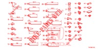 KABELBAUMBAND/BUEGEL(RH)  für Honda CIVIC DIESEL 1.6 LIFESTYLE 5 Türen 6 gang-Schaltgetriebe 2013