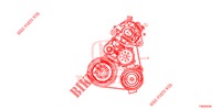 LICHTMASCHINENRIEMEN (DIESEL) (1.6L) für Honda CIVIC DIESEL 1.6 LIFESTYLE 5 Türen 6 gang-Schaltgetriebe 2013