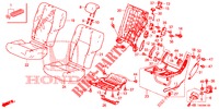 RUECKSITZ/SITZGURT, (G.) für Honda CIVIC DIESEL 1.6 LIFESTYLE 5 Türen 6 gang-Schaltgetriebe 2013