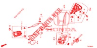 TUERSCHLOESSER, HINTEN/AEUSSERER GRIFF  für Honda CIVIC DIESEL 1.6 LIFESTYLE 5 Türen 6 gang-Schaltgetriebe 2013