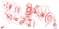 VORDERRADBREMSE  für Honda CIVIC DIESEL 1.6 LIFESTYLE 5 Türen 6 gang-Schaltgetriebe 2013