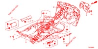 BODENMATTE/ISOLATOR  für Honda CIVIC 1.8 COMFORT 5 Türen 5 gang automatikgetriebe 2013