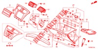 INSTRUMENT, ZIERSTUECK (COTE DE PASSAGER) (LH) für Honda CIVIC 1.8 COMFORT 5 Türen 5 gang automatikgetriebe 2013