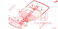 WINDSCHUTZSCHEIBE, VORNE/ HECKFENSTER  für Honda CIVIC 1.8 COMFORT 5 Türen 5 gang automatikgetriebe 2013
