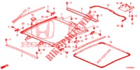 DACHVERKLEIDUNG/SONNENBLENDE/SCHIEBEFENSTER  für Honda CIVIC 1.8 EXECUTIVE 5 Türen 6 gang-Schaltgetriebe 2013