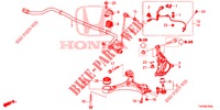 GELENK, VORNE  für Honda CIVIC 1.8 EXECUTIVE 5 Türen 6 gang-Schaltgetriebe 2013