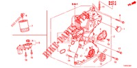 OELPUMPE (1.8L) für Honda CIVIC 1.8 EXECUTIVE 5 Türen 6 gang-Schaltgetriebe 2013