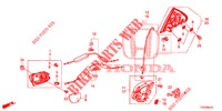TUERSCHLOESSER, HINTEN/AEUSSERER GRIFF  für Honda CIVIC 1.8 EXECUTIVE 5 Türen 6 gang-Schaltgetriebe 2013