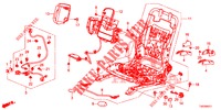 VORNE SITZKOMPONENTEN (G.) (HAUTEUR MANUELLE) für Honda CIVIC 1.8 EXECUTIVE 5 Türen 6 gang-Schaltgetriebe 2013