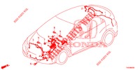 KABELBAUM (1) (LH) für Honda CIVIC 1.8 EXECUTIVE 5 Türen 5 gang automatikgetriebe 2013