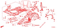 KOTFLUEGEL, VORNE  für Honda CIVIC 1.8 EXECUTIVE 5 Türen 5 gang automatikgetriebe 2013