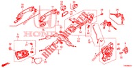TUERSCHLOESSER, VORNE/AEUSSERER GRIFF  für Honda CIVIC 1.8 EXECUTIVE 5 Türen 5 gang automatikgetriebe 2013