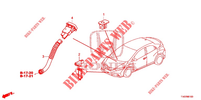 KLIMAANLAGE (CAPTEUR) für Honda CIVIC 1.8 EXECUTIVE 5 Türen 5 gang automatikgetriebe 2013