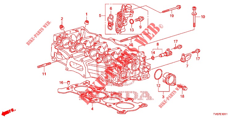 SPULENVENTIL/ OELDRUCKSENSOR (1.8L) für Honda CIVIC 1.8 EXECUTIVE 5 Türen 5 gang automatikgetriebe 2013