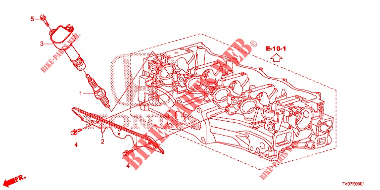 STOPFENOEFFNUNGS SPULE (1.8L) für Honda CIVIC 1.8 EXECUTIVE 5 Türen 5 gang automatikgetriebe 2013
