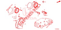 ANTENNE/LAUTSPRECHER  für Honda CIVIC 1.8 LIFESTYLE 5 Türen 6 gang-Schaltgetriebe 2013